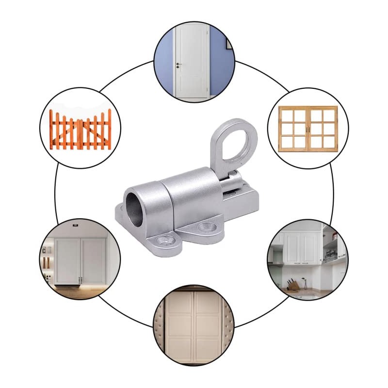 2 Pcs Spring Latch Bolt,Automatic Latch Lock,Spring Latch Lock,Automatic Spring