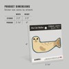 Die Cut Sticker Harbor Seal, Geometric, Contour Vinyl Sticker 1