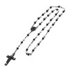 metaltree98 Rosary White Bead Gold Silver Black Tone Guadalupe &
