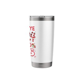 Goodbye 2024 Hello 2025 Happy New Year's Eve Christmas Xmas Stainless Steel Insulated Tumbler
