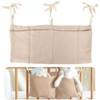 Baby Bed Organiser, Nursery Hanging Bed Organiser with 2 Pockets,