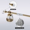 BATHSIR Crystal Toilet Paper Holder, Gold Toilet Roll Holder Modern