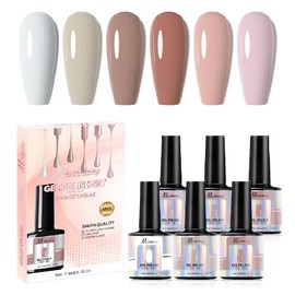 6-color set of nail polish glue in season through color series popular color set of phototherapy glue set.
