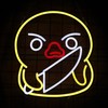 Murder Duck Neon Sign with Knife Duck Lamp Led Neon