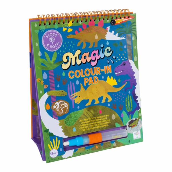 Floss & Rock Dino Easel Watercard and Pen Kit, 10.23-inch