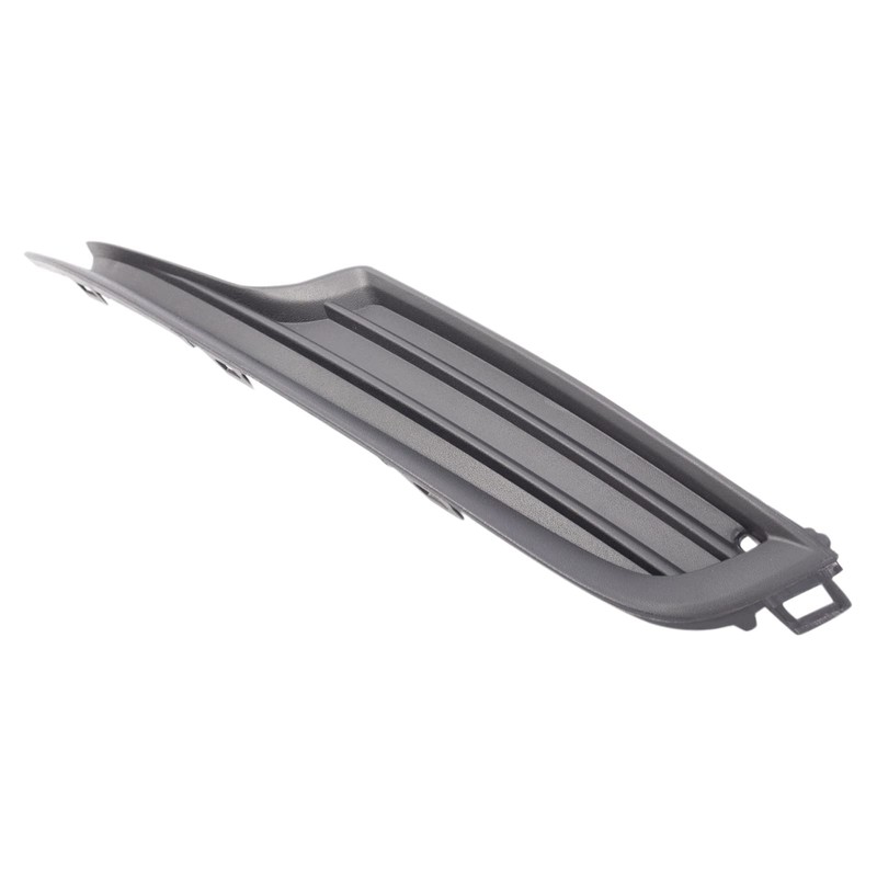 TRQ Front Left Fog Light Hole Cover Black Drivers Side