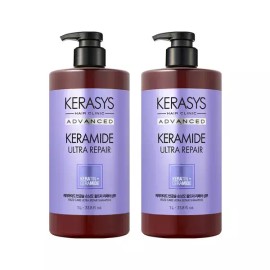 Kerastase 케라시스 케라마이드 반곱슬 손상모 샴푸 1L 2개 Kerasis Keramide Wavy Damaged Hair Shampoo 1L 2pcs