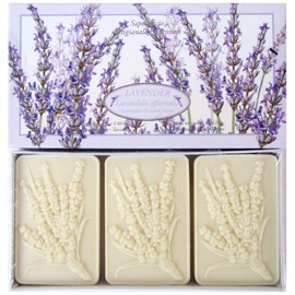 Saponificio Artigianale Fiorentino Soap Lavanda (Lavender) Bath Soap, 3 x 4.40 oz