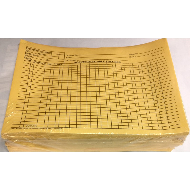 Accounts Payable Voucher Envelopes-Buff (500/Box)