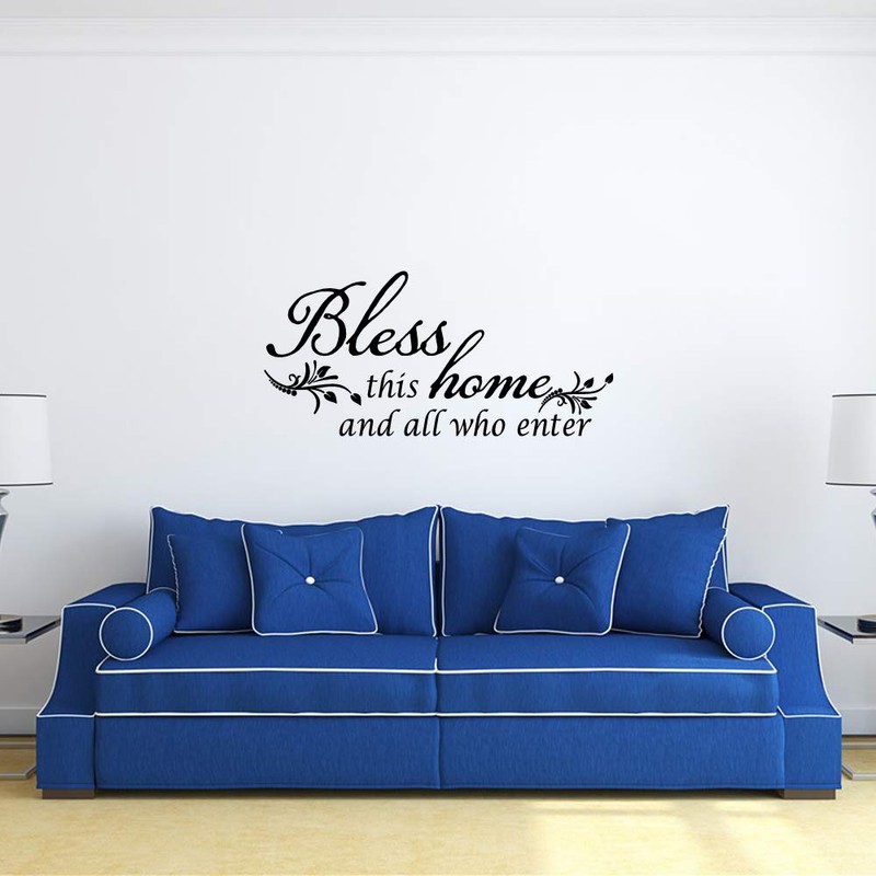 Decaltor Bless This Home and All who Enter - Vinyl