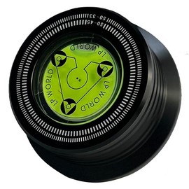 3 in 1 Black Record Weight Stabilizer, Turntable Disc Record Stabilizer Clamp with Bubble Level for LP Vinyl Record Player