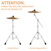 KIMSOFUNNY Cymbal Stand 2Pack Standard Cymbal Boom Stand Adjustable Cymbal
