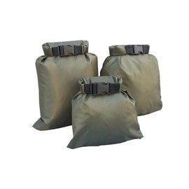 BIUDECO 3Pcs Dry Bag for Outdoor Activities Green for Boating Kayaking Fishing Camping Watertight Closure