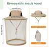American Trends Fishing Hat with Hidden Mosquito Net Bug Net