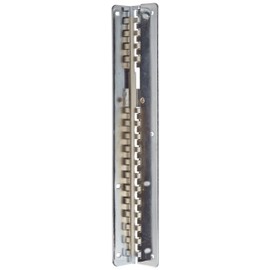 Durham Steel Locking Hinge for Small Slide Racks, 313, 1-7/16" Width x 10" Height, Chrome Plated Finish