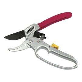 Brüder Mannesmann M63210 Pruning Shears Aluminium with Ratchet