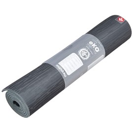 Manduka eKO Yoga Mat – Premium 5mm Thick Mat, Eco Friendly and Made from Natural Tree Rubber.  Ultimate Catch Grip for Superior Traction, Dense Cushioning for Support and Stability in Yoga, Pilates, and General Fitness