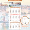 2026 Calendar, 3 Month Wall Calendar 2026 Vertical, 11" x