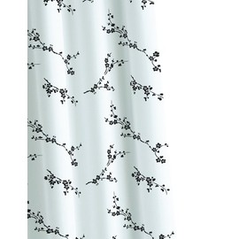 Croydex Blossom Textile Shower Curtain