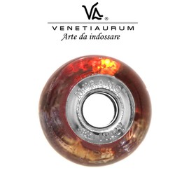 Venetiaurum - Charm-Anhänger aus Original-Muranoglas und Silber 925 - Schmuck"Made in Italy“