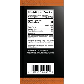 Dad’s Seasonings Tres Padres Brisket Rub & Seasoning - Texas-Style BBQ Rub for Brisket, Steak & Beef – Coarse Salt, Cracked Pepper, Garlic, Onion, Paprika - Made in USA (4.7oz)