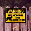 Pon Polski Owczarek Nizinny Warning Security System Door Sign Dog