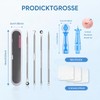 CihFnia 154 Piece Pimple Squeezer Tool Set, Blackhead Remover, Pimple