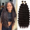 Eerya Long Curly Braiding Hair 20 Inch 2 Packs Deep