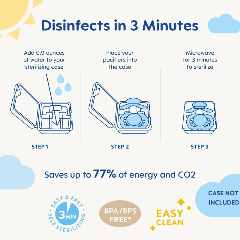 MAM Original Matte Baby Pacifier, 0-6 Months, 6 Count