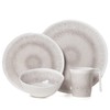 Camping Crockery Set 1 Person 4-Piece Melamine Picnic Crockery Set