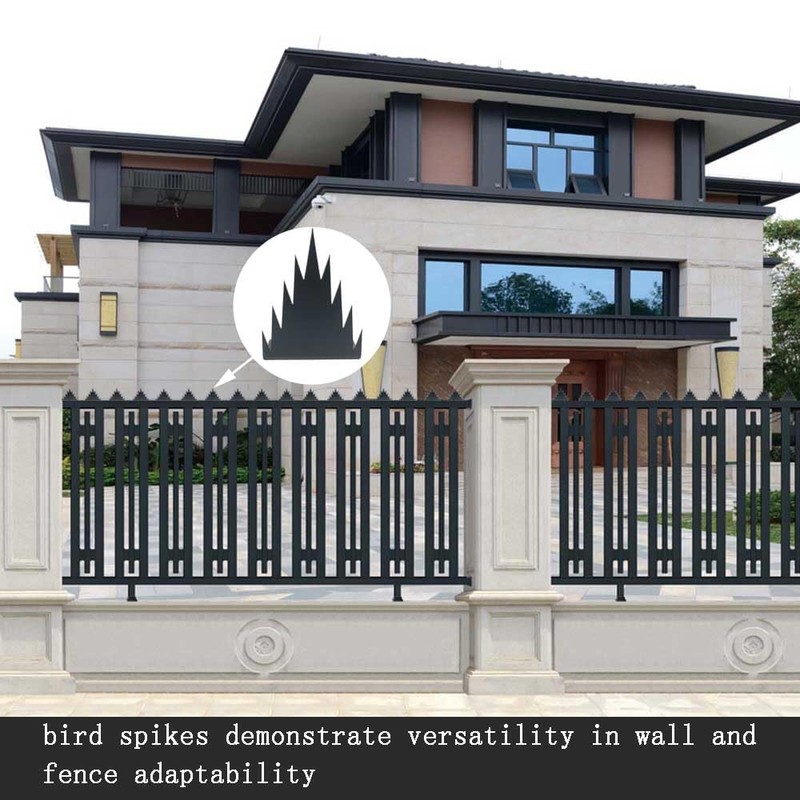 RZGZKLSH 24 Pcs Home Security Improvement, Intruder Deterrent Fence Spikes,Safety