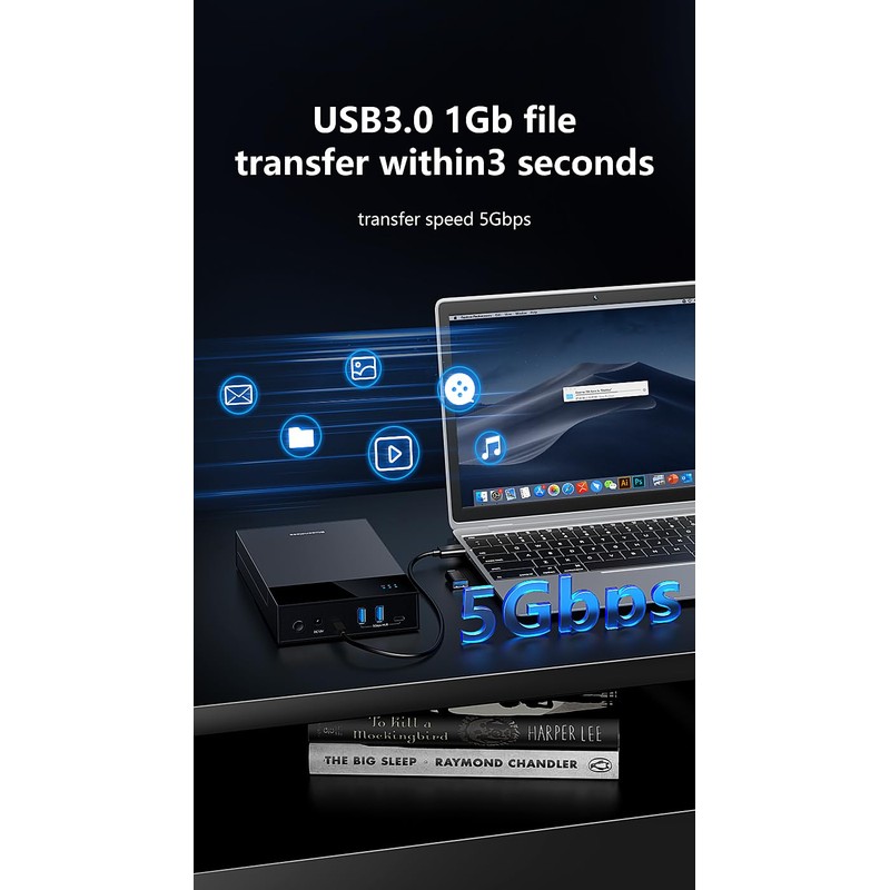 LINKEET Tri-Mode Mechanical Numpad & External Hard Drive Enclosure