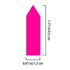 VANRA 2000 Pieces Page Markers Index Tabs Arrow Flags Stickers Colored Sticky Notes Index Labels for Bookmarks, 10 Sets