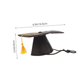 GANAZONO Pet Graduation Ceremony Party Supplies Doctor Hat Pet Toys 2pcs Pet Graduation Cap Tassels Stylish