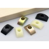 12 Pcs Half Moon Washer Furniture Nut Connector Nuts Spacer
