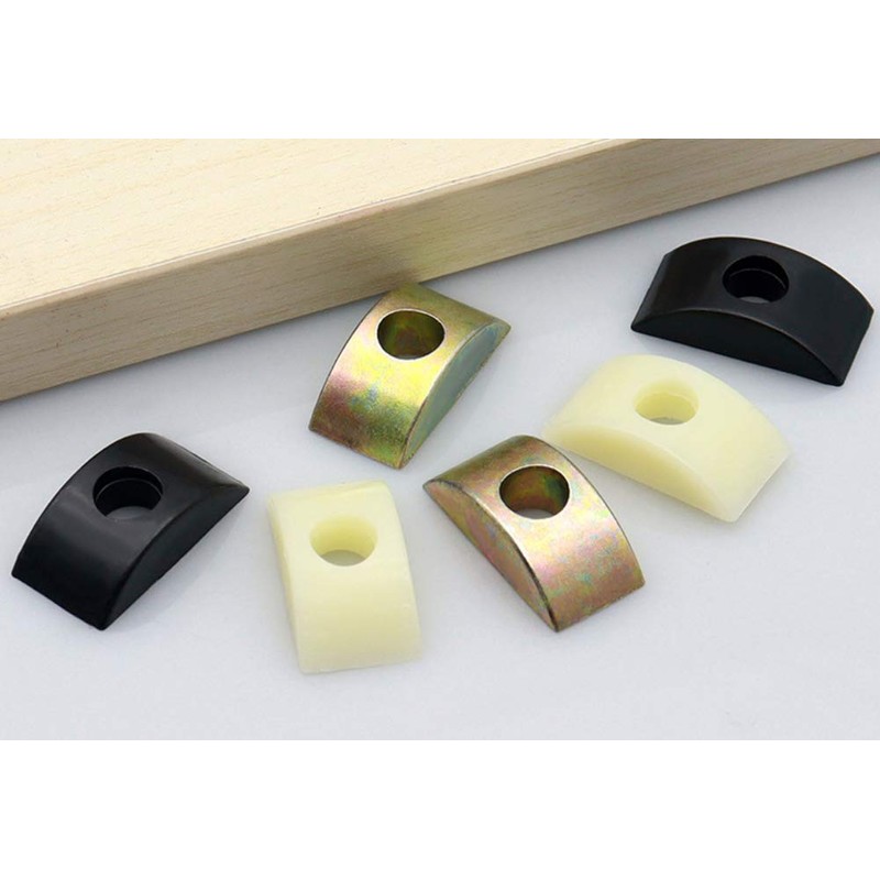 12 Pcs Half Moon Washer Furniture Nut Connector Nuts Spacer