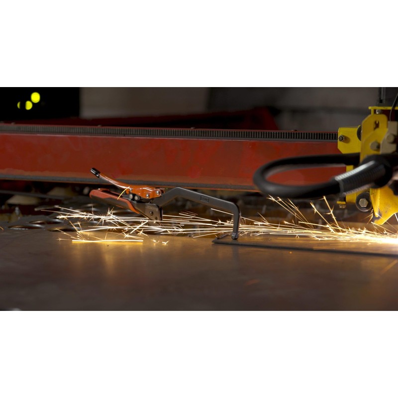 ARMOR TOOL 19" Auto-Adjust Locking C-Clamp With Swivel Pad -