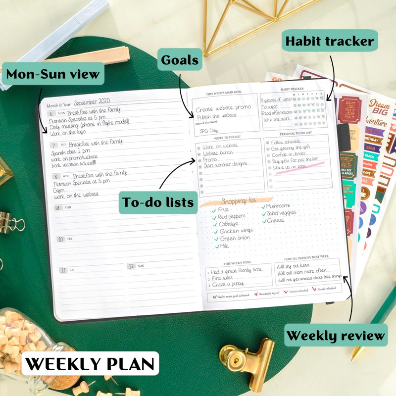 Legend Planner – Weekly & Monthly Life Planner to Hit