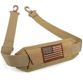 WYNEX Shoulder Strap Pad for Tactical Pouch, Universal Bag Strap with Detachable Thick Pad Single Shoulder Strap Replacement