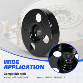 loosoo for Isuzu Vacuum Pump Pulley 8972414162 Compatible with 1995-2019 Isuzu NPR NPR-HD MPI TBI Gas V8 L31 LQ4 L05 LY6