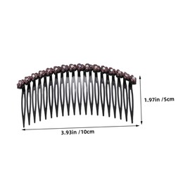 Gatuida 6pcs Rhinestone Flower Hair Combs for Women Vintage French Twist Decorative Hair Accessories for Weddings and Daily Styling for Loved Ones