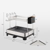SUNLY 2 Tier Dish Drying Rack, Extra Large Dish Rack,