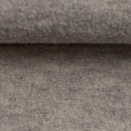 Wollwalk Wool Fabric | Melange | 100% Virgin Wool | for Clothing | Traditional Fabric | Sold by the Metre | from 50 cm (Beige)
