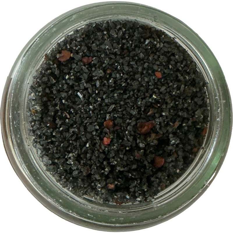 Vampire Salt (Black Hawaiian Garlic Salt with Aleppo Pepper) by