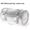 Lyaciomn Motorcycle Fork Bag PU Leather Bicycle Handlebar Tool Pouch