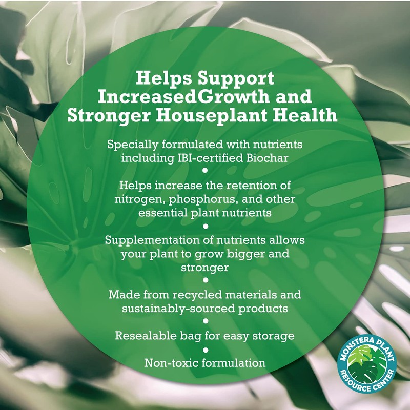 Premium Monstera Potting Soil | Quick Draining, Nutrient Rich Living