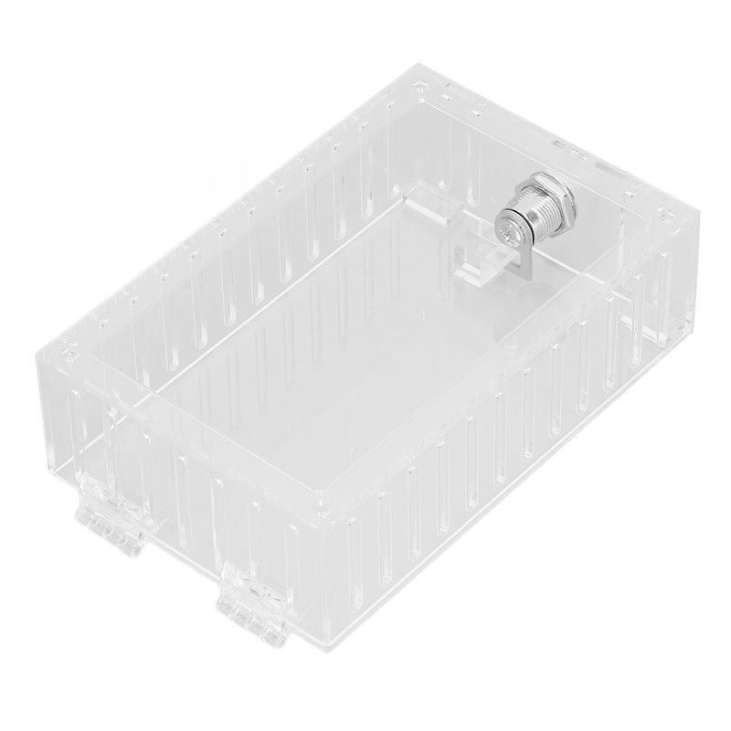 Thermostat Lock Box with 2 Keys Universal Clear Acrylic Plastic