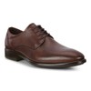 ECCO mens Citytray Plain Toe Tie Oxford, Cognac, 9-9.5 US