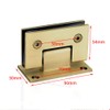 2pcs Heavy Duty 90 Degree Glass Door Cupboard Showcase Cabinet