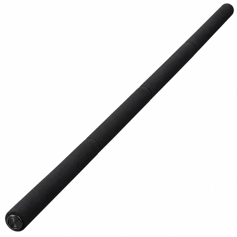 Adjustable Yoga Stretching Stick for Home Workouts – 4-Section Metal